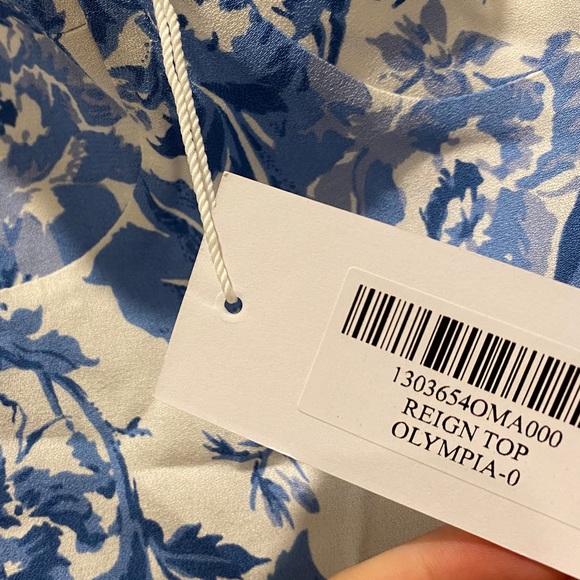 Reformation Reign Top in Olympia size 0, Brand New with Tags - Picture 6 of 6